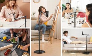 Podstawka Telesin Podstawka Statyw Stojak 162cm Magnes Magnetyczny MagSafe na Telefon Tablet / Telesin P3-FS-01 9