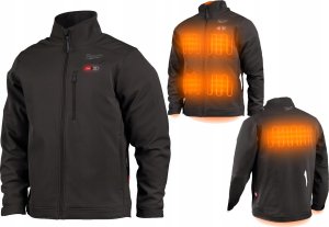 Kurtka męska Milwaukee MILWAUKEE.HEATED JACKET M12HJBL5-0(L) BLACK 2
