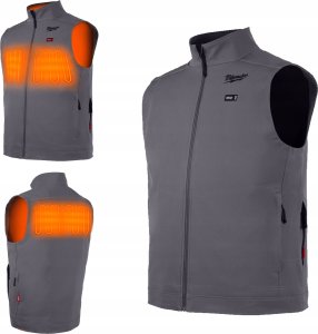 Milwaukee MILWAUKEE.HEATING VEST. M12HVGREY1-0(XL) GRAY 4