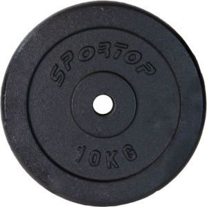 Sportop obciążenie żeliwne czarne 10 kg fi28 1