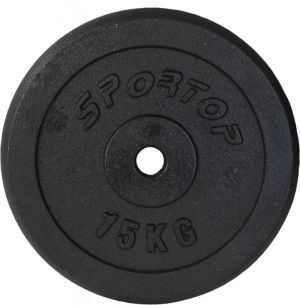 Sportop obciążenie żeliwne 15 kg fi26 1
