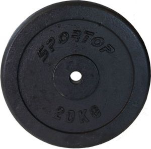 Sportop obciążenie żeliwne 20 kg fi26 1