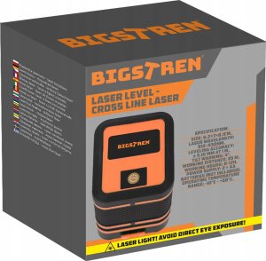BIGSTREN Laser krzyżowy 24293 zielony 25 m 3