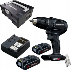 Wiertarko-wkrętarka Panasonic Zestaw Wiertarko - wkrętarka udarowa 2 x 18V/3,0Ah + ładowarka,  z walizką (14,4V współpracująca) 12