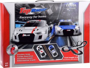 Jokomisiada Elektryczny Tor wyścigowy rajdowy samochodowy 2 auta AUDI trasa 8m RC0620 12