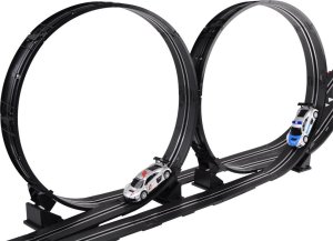 Jokomisiada Elektryczny Tor wyścigowy rajdowy samochodowy 2 auta AUDI trasa 8m RC0620 7