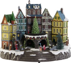 Dekoracja świąteczna DKD Home Decor Ozdoby świąteczne Wielokolorowy Muzyczne 40 x 26 x 32,5 cm 1
