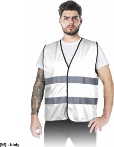 Reis KOS-COLOR - Kamizelka ostrzegawcza niebieska ,  biała , czarna , czerwona , granatowa , zielona - granatowy 2XL 4