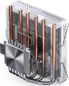 Chłodzenie CPU Jonsbo Jonsbo HP600 CPU-Kühler, 120 mm - weiß, A-RGB 4