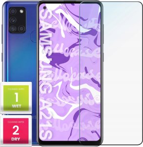 Hello Case Szkło Hartowane do Samsung A21s (szybka 9H, płaskie 2.5D, ochronne, szybka) 1