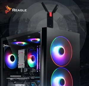 Karta sieciowa Reagle Zewnętrzna Karta Sieciowa WI-FI Adapter USB WiFi 6 AX 1800Mbps 2,4GHz 5GHz 3