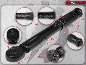 MaPower MAPOWER MPTW02 Klucz dynamometryczny 1/4" 2-24Nm 9