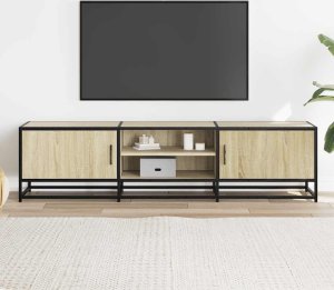 vidaXL Szafka pod telewizor, dąb sonoma, 160x35x41 cm 3