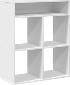 vidaXL Regał na książki, biały, 66x31x80 cm, materiał drewnopochodny 2