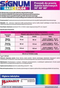 Signum Proszek do prania Color 10 kg 2