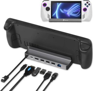 Reagle REAGLE Stacja 6w1 do Steam Deck Asus Rog Ally USB-C HDMI 4K 60 Hz USB 3.0 1