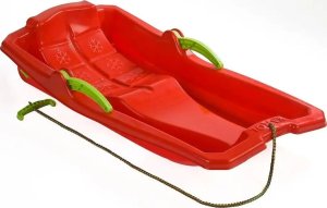 Marmat Sanki z Oparciem Hamulcami dla Dzieci Plastikowe Czerwone MARMAT 80 x 43cm 4