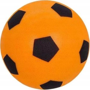 Master Miękka Piłka Nożna dla Dzieci Wytrzymała MASTER 21 cm Pomarańczowa 1