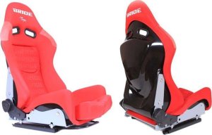 MTuning Fotel sportowy LOW MAX K608 Welur Bride Czerwony USZKODZONY 1