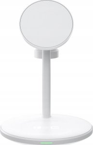 Ładowarka Green Cell Greencell MagScape Ładowarka Indukcyjna Stand 3w1 MagSafe do iPhone, Apple Watch, AirPods i innych słuchawek bezprzewodowych 2