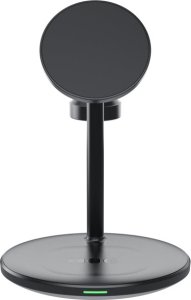 Ładowarka Green Cell Greencell MagScape Ładowarka Indukcyjna 3w1 MagSafe do iPhone, Apple Watch, AirPods, Smartwatch i słuchawek bezprzewodowych 4