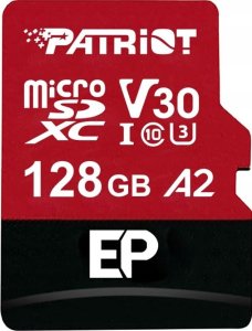 Karta Patriot EP MicroSDXC 128 GB Class 10 UHS-I/U3 A2 V30 (PEF128GEP32MCX) 1