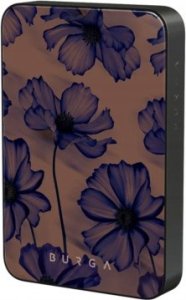 Slowmoose Burga Gunmetal Magnetic Powerbank - magnetyczny powerbank 5000 mAh kompatybilny z MagSafe, kabel USB-C - USB-C w zestawie (velvet night) 1