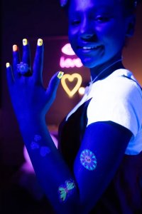 Storey Publishing LLC FabLab Glow Tattoos - glitter tattoos that glow in the dark 2