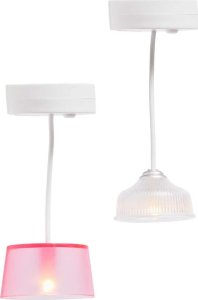 Micki Dwie Lampy Sufitowe do domku dla lalek Lundby 3