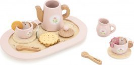Viga Toys Viga 44267 PolarB Drewniany zestaw do kawy i herbaty - pink 5