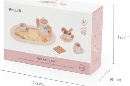Viga Toys Viga 44267 PolarB Drewniany zestaw do kawy i herbaty - pink 6