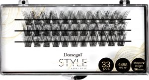 Donegal Kępki rzęs V-eye Style 14 mm 1
