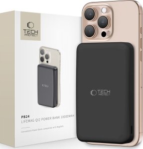 Powerbank Tech-Protect PB24 LifeMag 10000mAh Czarny 2
