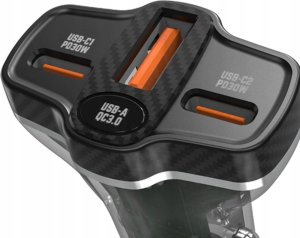 Ładowarka Dudao Ładowarka samochodowa Dudao R78 78W USB-C PD / 2xUSB-A QC - czarna 2