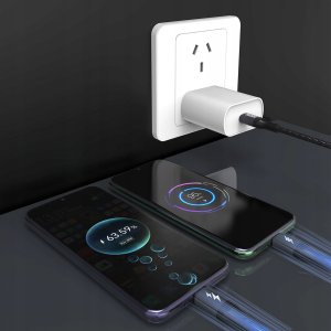 Kabel USB Dudao USB-A - 2x USB-C 1.2 m Czarny (6976625333493) 5