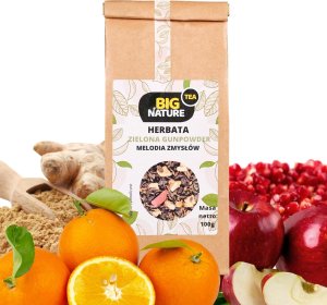 Big Nature Herbata Zielona Gunpowder Melodia Zmysłów 100G - Big Nature 1