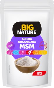 Big Nature Msm Siarka Organiczna 250G Suplement Diety  - Big Nature 1