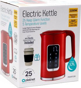 Czajnik Platinet PEKR723R + Kubek Biały 3