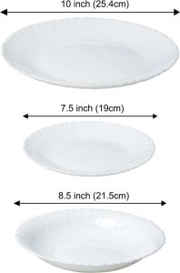 KingHoff KOMPLET OBIADOWY OPAL DLA 6 OSÓB 18 ELEM. KINGHOFF KH-1875 7
