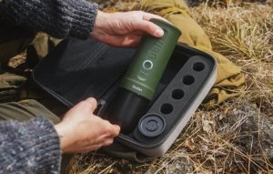 Ekspres ciśnieniowy Outin ML Zestaw przenośny ekspres do kawy Outin Nano 7500mAh (Zielony) + etui ochronne 10