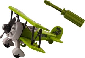 LeanToys Samolot Awionetka Transport Dinozaurów Klatka Rozkręcany Zielony 2