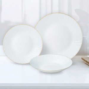 KingHoff KOMPLET OBIADOWY OPAL DLA 6 OSÓB 18 ELEM. KINGHOFF KH-1876 2