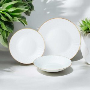 KingHoff KOMPLET OBIADOWY OPAL DLA 6 OSÓB 18 ELEM. KINGHOFF KH-1876 10