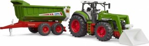 Bruder Traktor z ładowaczem czołowym i przyczepą BRUDER 2
