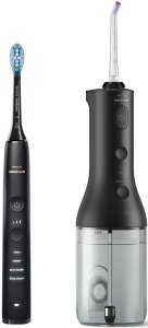 Szczoteczka Philips Sonicare DiamondClean 9000 + Irygator Power Flosser 3000 - zestaw czarny (HX3886/43) 2