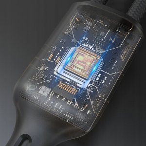 Ładowarka Dudao Ładowarka 2 w 1 Dudao A12MaxC PD60W do Apple Watch / USB-C - czarna 4