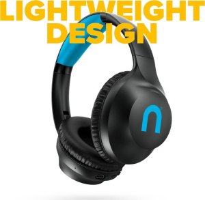 Słuchawki Niceboy Słuchawki bezprzewodowe nauszne Hive XL 3 czarno-niebieski 4
