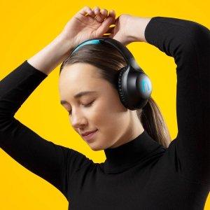 Słuchawki Niceboy Słuchawki bezprzewodowe nauszne Hive XL 3 czarno-niebieski 5