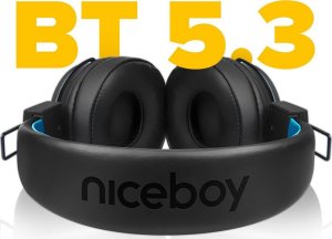 Słuchawki Niceboy Słuchawki bezprzewodowe nauszne Hive Joy 3 Czarno-niebieski 9