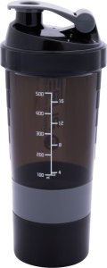 Victoria Sport BIDON FITNESS SHAKER 500ML BLACK/GREY PURE 2 IMPROVE 3